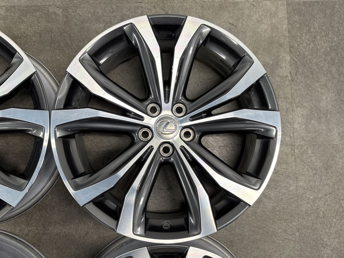 良好品】レクサス RX バージョンL 純正 20in 8J +30 PCD114.3 4本 NX