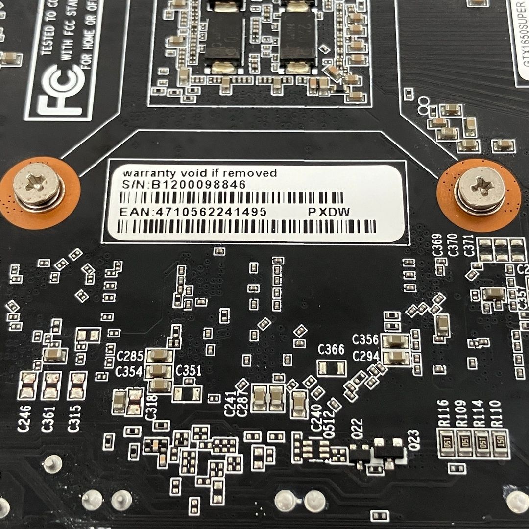 PALIT GEFORCE GTX 1650super グラフィック ボード ジャンク K11483084