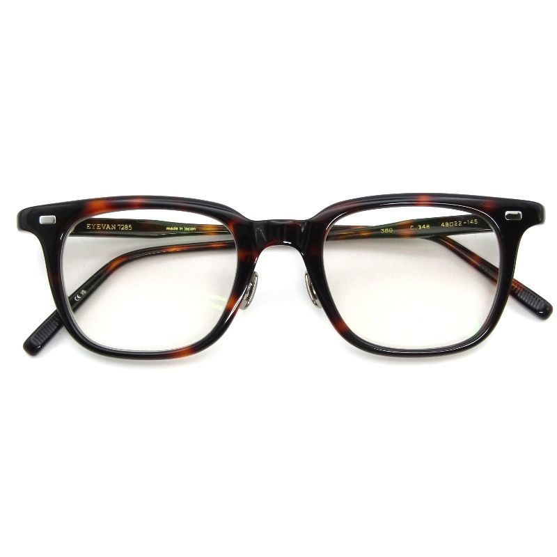 美品 EYEVAN7285 アイヴァン7285 メガネフレーム MODEL.359 度入り