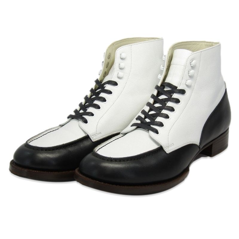 美品 JELADO The 2 Monkeys ジェラード US7E 25cm レースアップブーツ TM82948 Sportif 2 モカシン シャモニー Chamonix 18002284