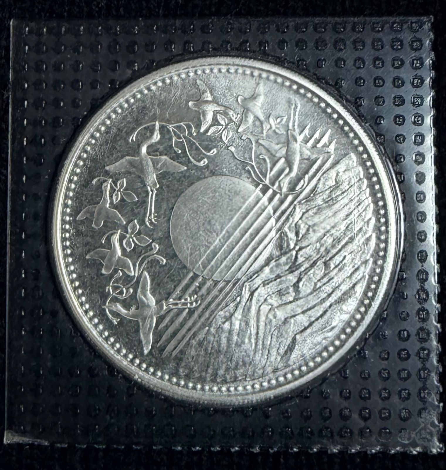 昭和天皇御在位60年記念 銀貨 壱万円銀貨 未使用品 本物 - メルカリ