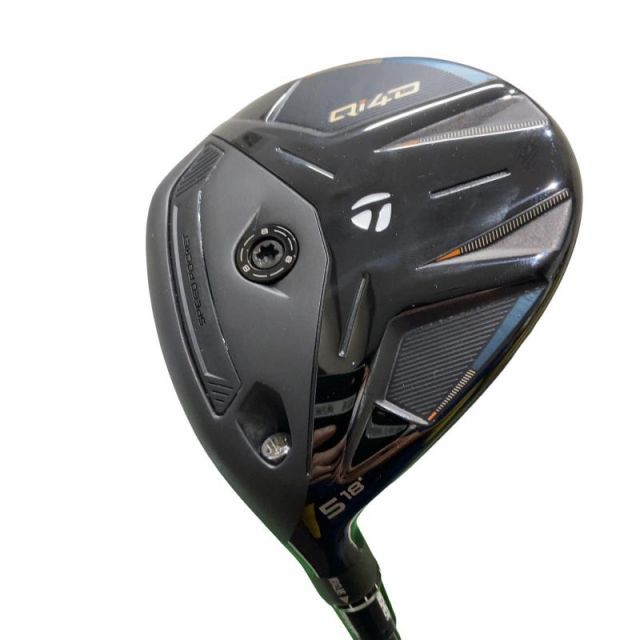 【中古】 テーラーメイド Qi4D 5W レフティ フェアウェイウッド FW REAX 55(Qi4D FW) (フレックスS) メンズ 男性用 左利き レフティ 左用 Bランク ゴルフクラブ
