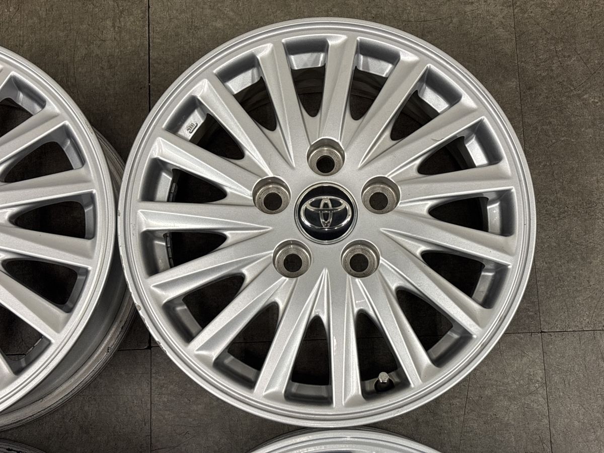 交換用に】トヨタ 80 ノア ヴォクシー 純正 15in 6J +50 PCD114.3 4本