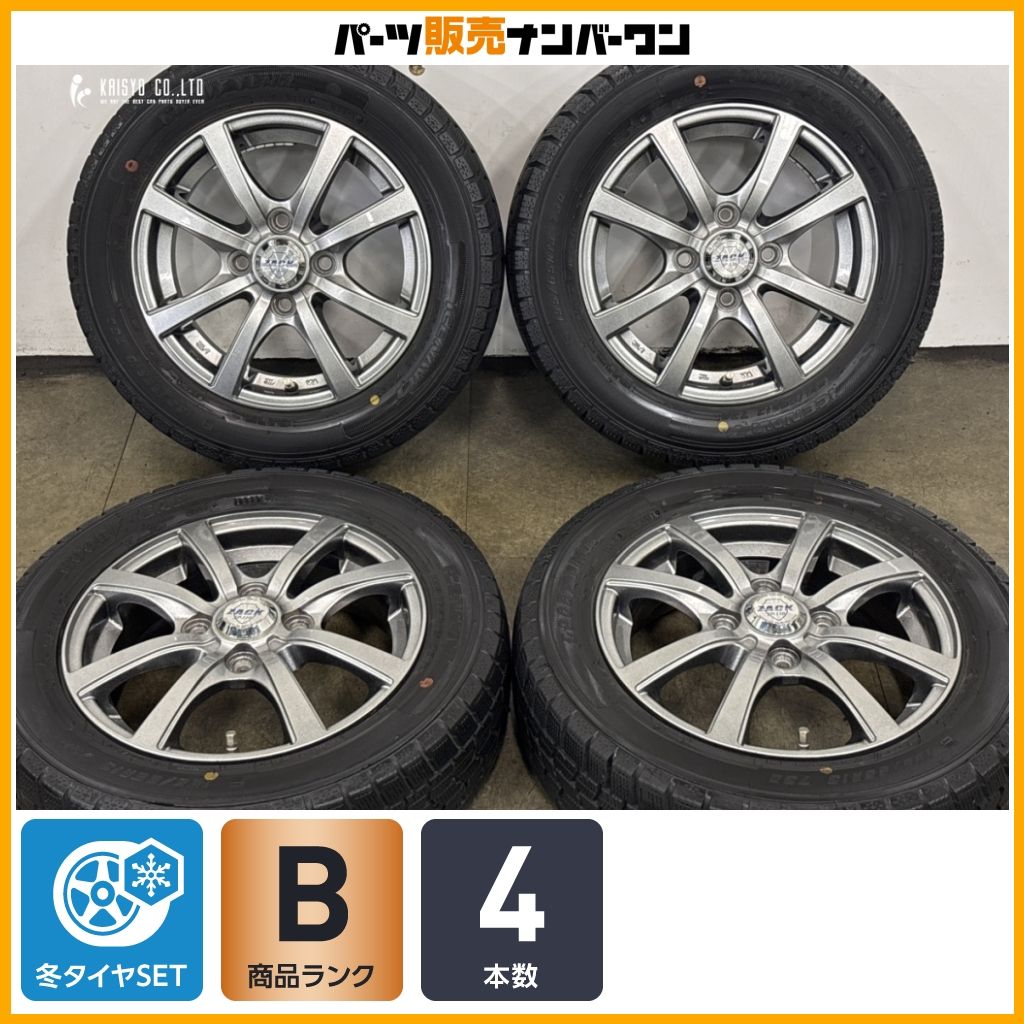 【スタッドレス】ZACK JP-110 13in 4.00B +42 PCD100 グッドイヤー アイスナビ7 155/65R13 ワゴンR アルト ムーヴ エッセ ゼスト 即納可能