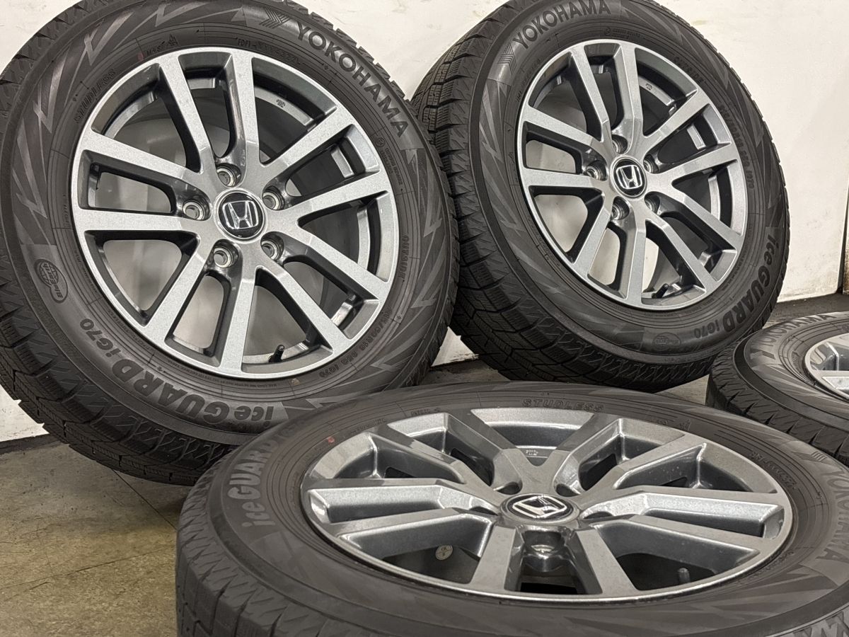 バリ溝】ホンダ ヴェゼル 純正 16in 7J +50 PCD114.3 ヨコハマ アイス