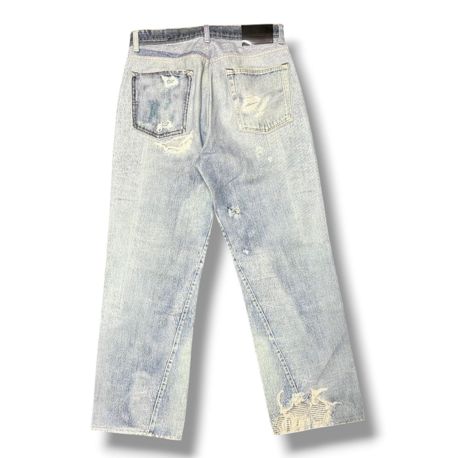参考上代98000円 Our Legacy 26SS THIRD CUT Digital Denim Print サードカットデニム トロンプイユデニムパンツ アワーレガシー M4205TDD インディゴ 30 （20140M） 参考上代98000円 Our Legacy 26SS THIRD CUT Digital Denim Print
