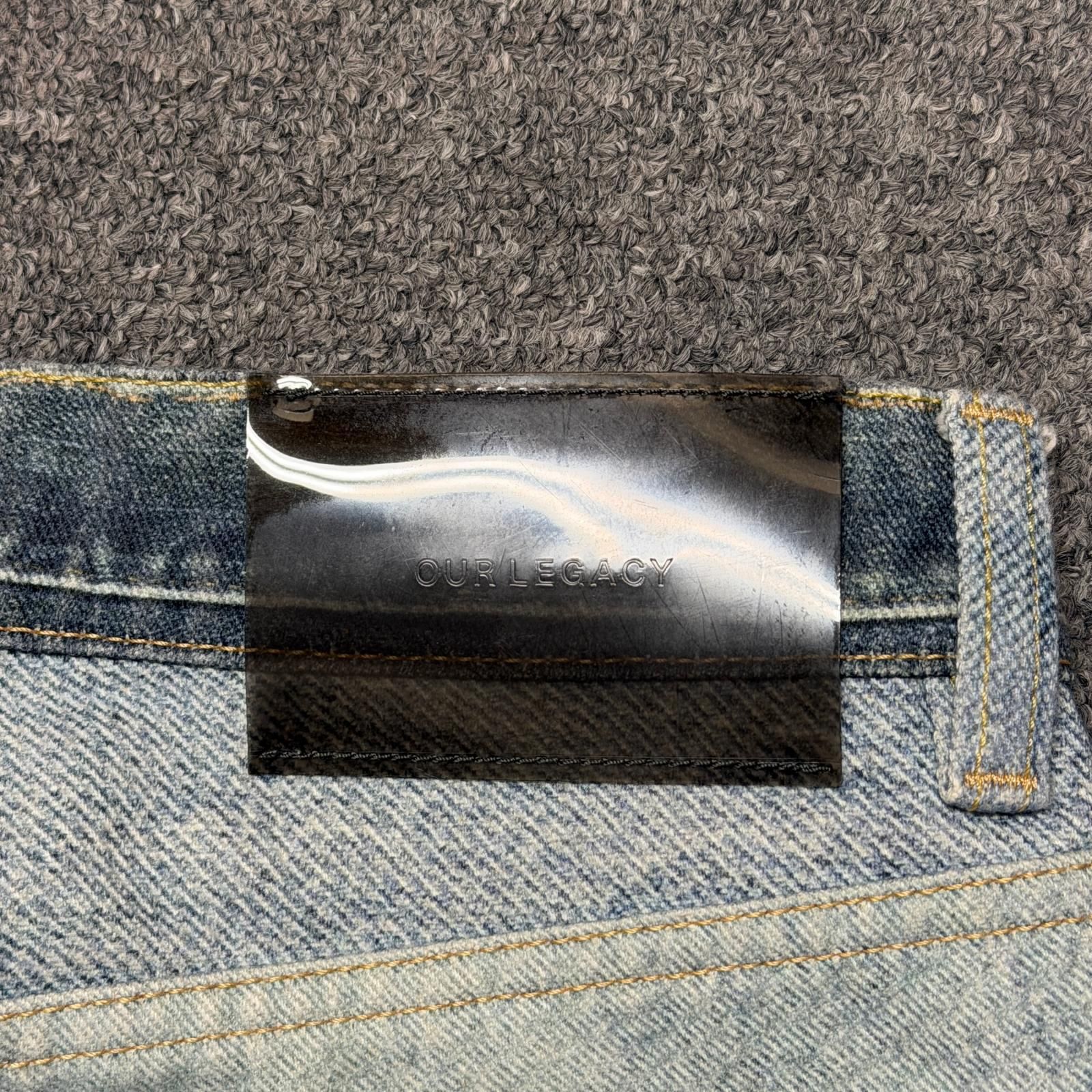 参考上代98000円 Our Legacy 26SS THIRD CUT Digital Denim Print サードカットデニム トロンプイユデニムパンツ アワーレガシー M4205TDD インディゴ 30 （20140M） 参考上代98000円 Our Legacy 26SS THIRD CUT Digital Denim Print
