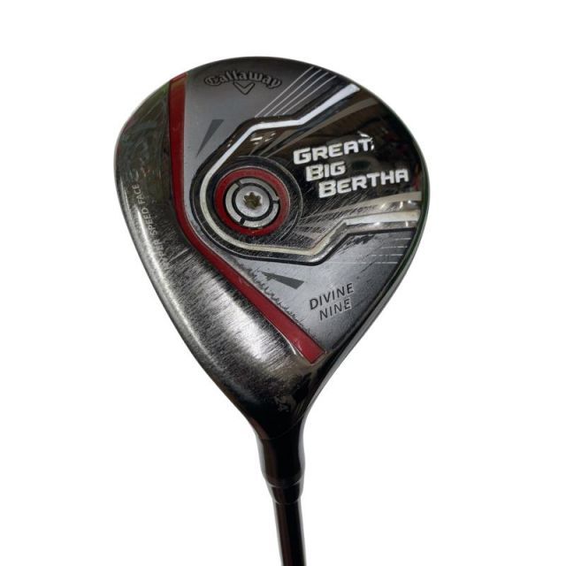 【中古】 キャロウェイ GREAT BIG BERTHA(2015) DIVINE NINE レフティ フェアウェイウッド FW BIG BERTHA(2015)フェアウェイ (フレックスSR) メンズ 男性用 左利き レフティ 左用 Cランク ゴルフクラブ