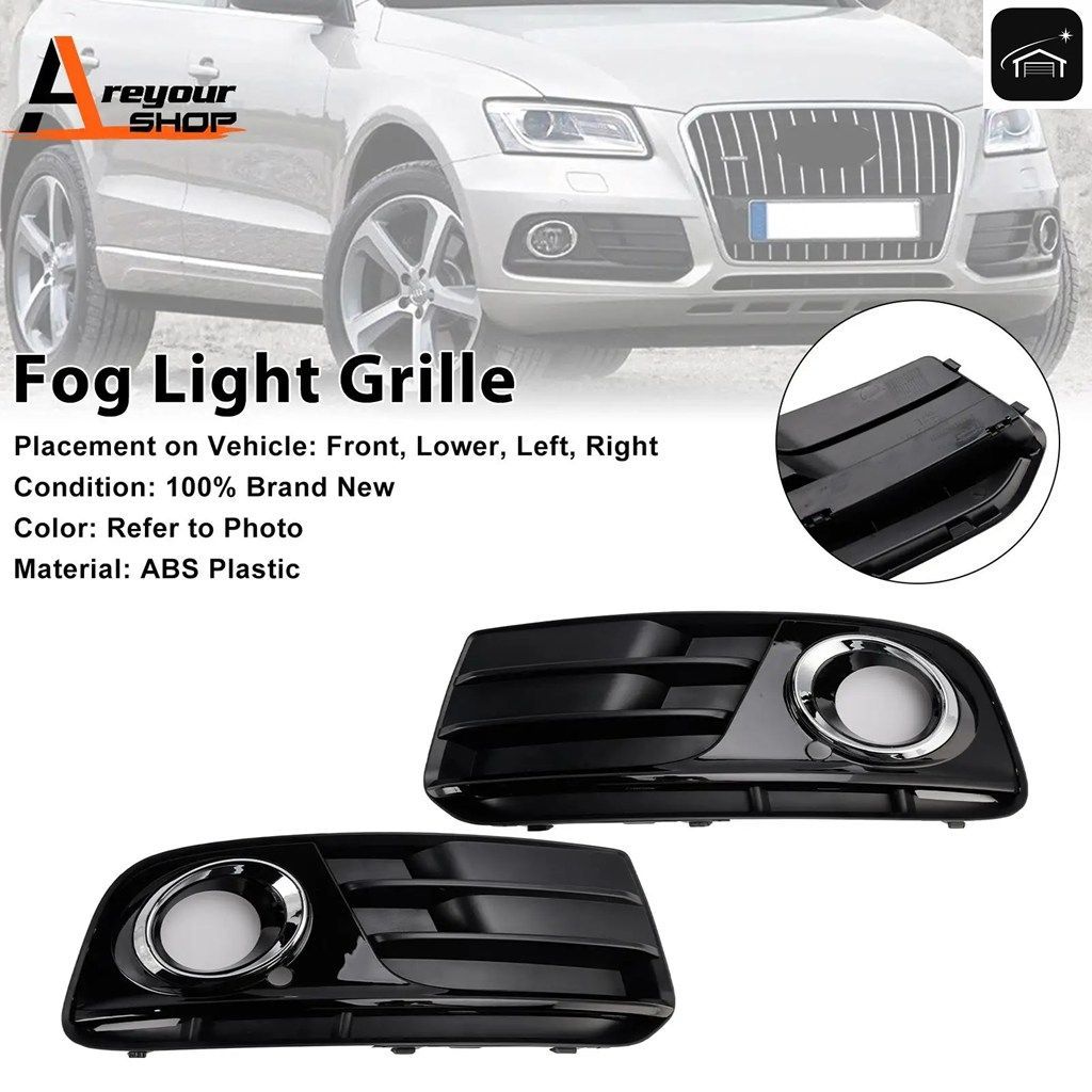 フロントバンパーフォグライトグリル傷 8R0807681M アウディ Q5 2013 - 17 カスタム パーツ