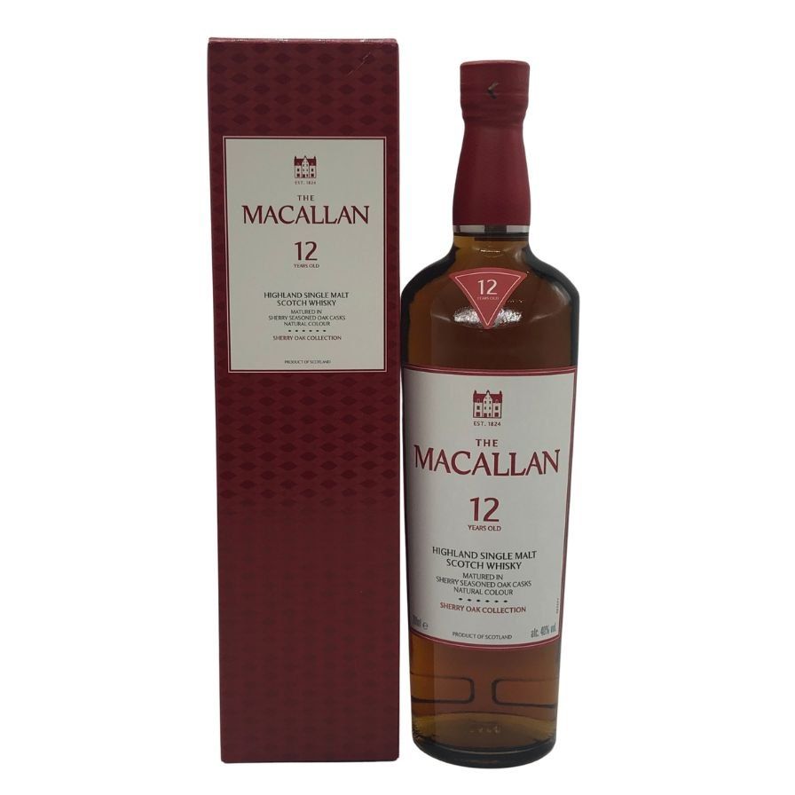 マッカラン 12年 シェリーオーク 700ml 40%【未開栓】- メルカリ