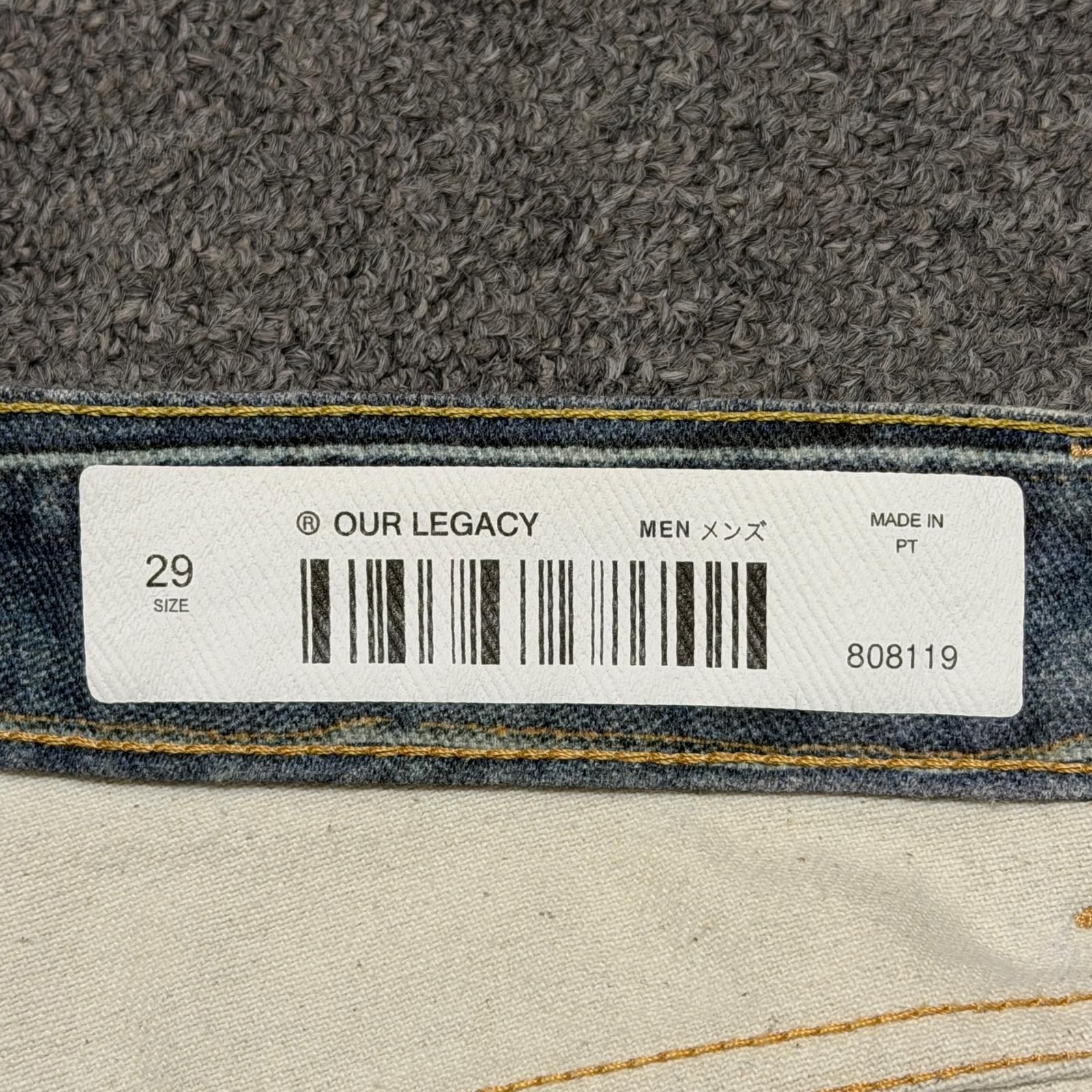 参考上代98000円 Our Legacy 26SS THIRD CUT Digital Denim Print