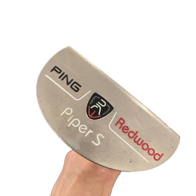【中古】 ピン Redwood Piper S(ブラックニッケル) 33インチ パター PT スチール (フレックスその他) メンズ 男性用 右利き 右用 Dランク ゴルフクラブ
