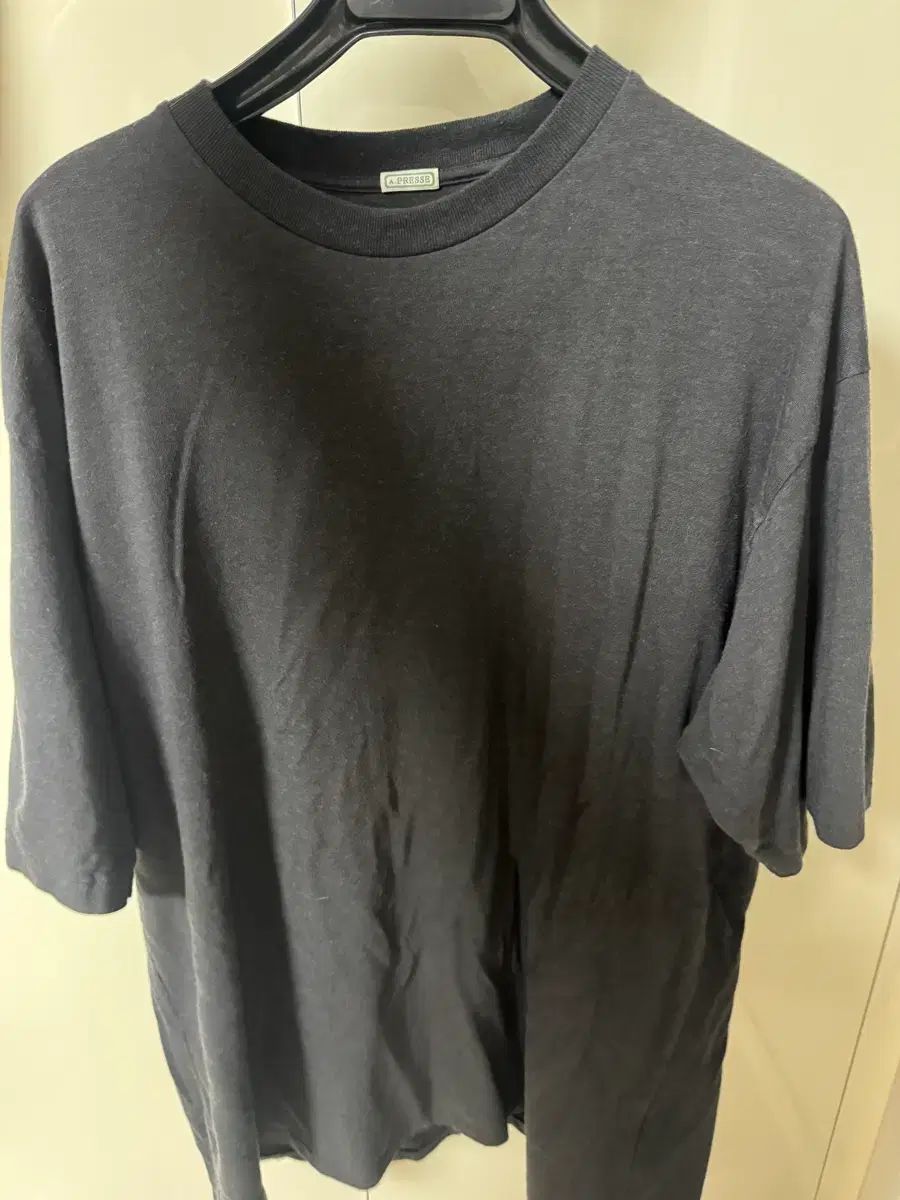 3 アプレッセ 24ss カシミアブレンド Tシャツ チャコール Tシャツ