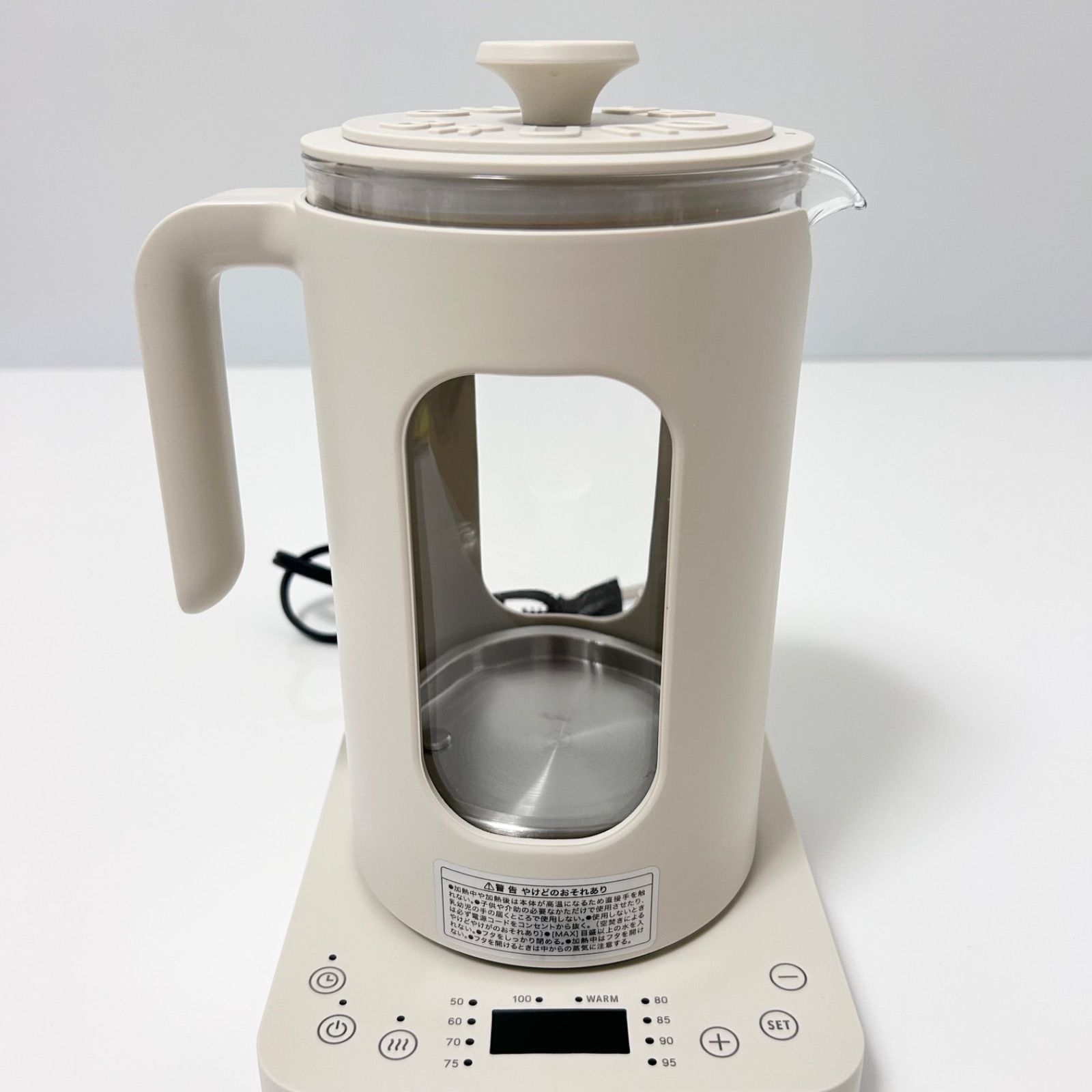 Bruno ブルーノ BOE103 温度調整マルチケトル 1.0L ホワイト - メルカリ