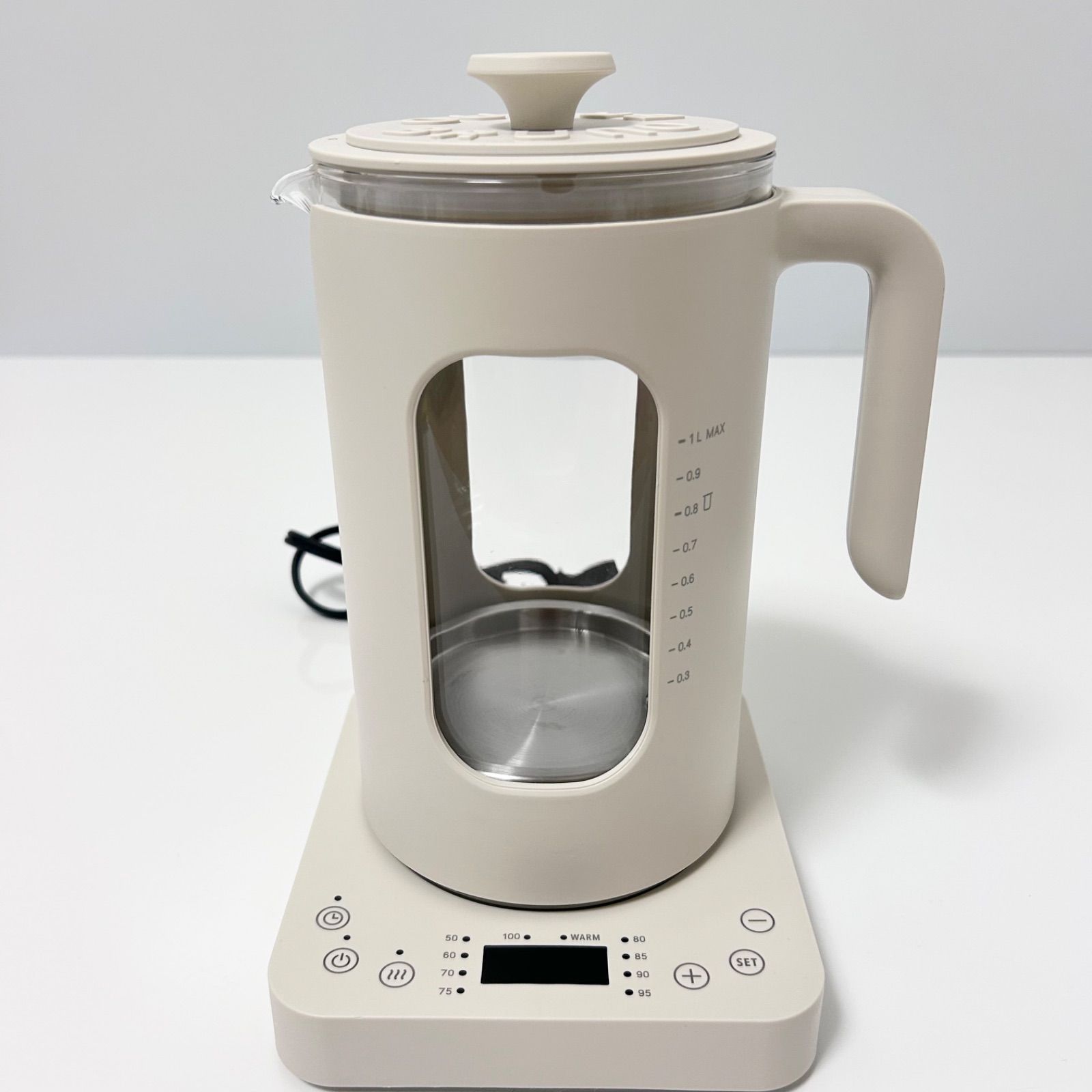 Bruno ブルーノ BOE103 温度調整マルチケトル 1.0L ホワイト - メルカリ