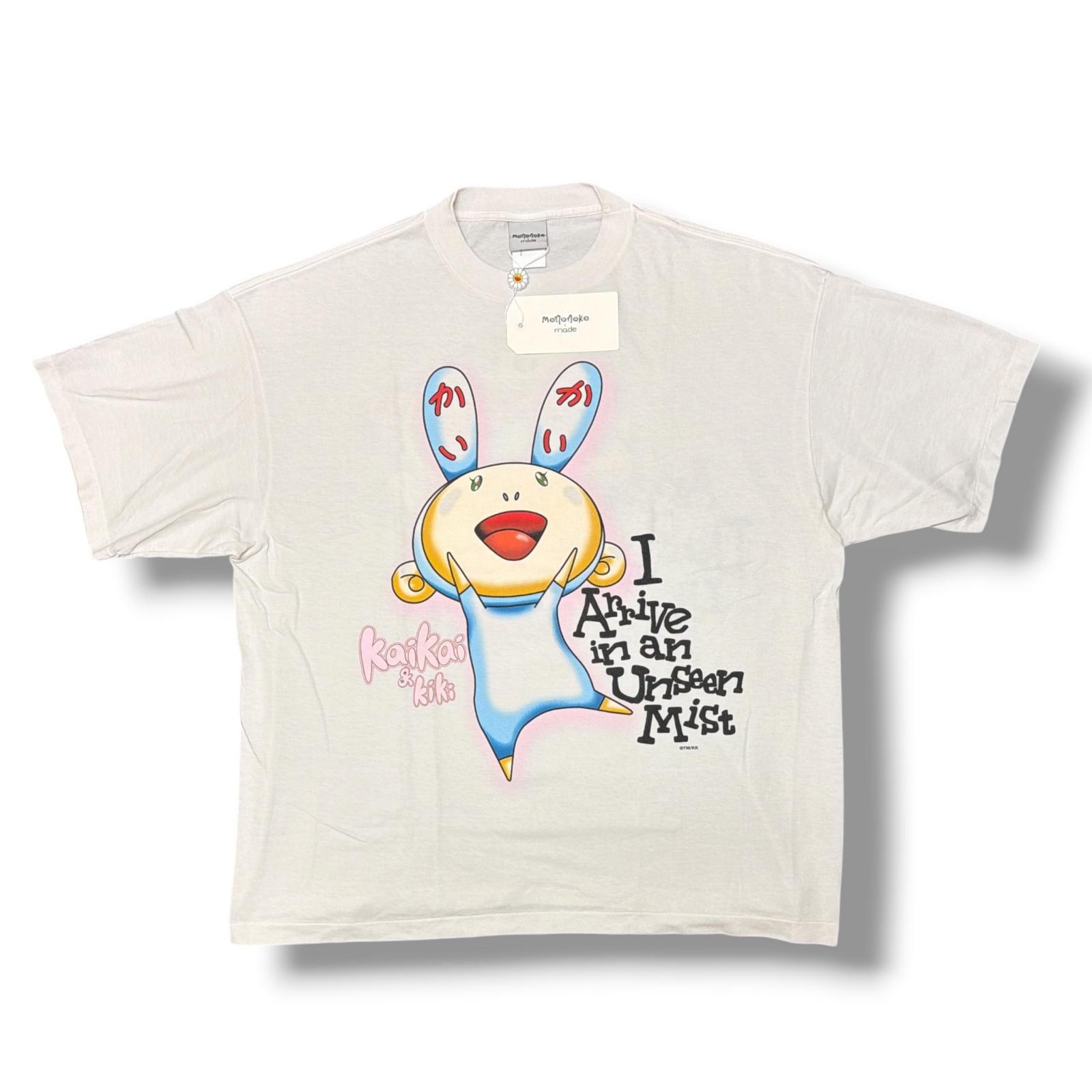 参考上代55000円 未使用 mononoke・made 26SS S/S T-SHIRT_KIKI カイカイキキ 半袖Tシャツ カットソー モノノケメイド MT-MK8-0000-002 ホワイト XXL （20159M）