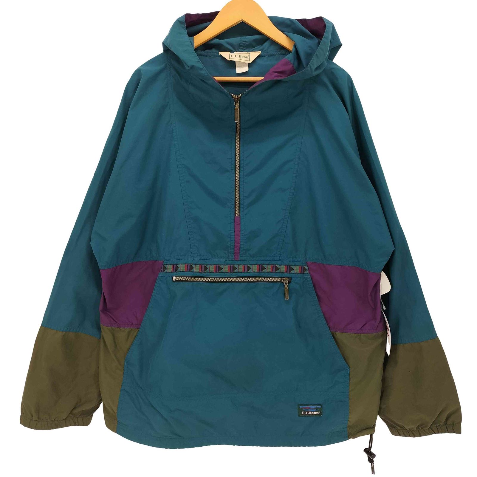 エルエルビーン L.L.Bean 90s ナイロン マルチカラー チロリアンテープ