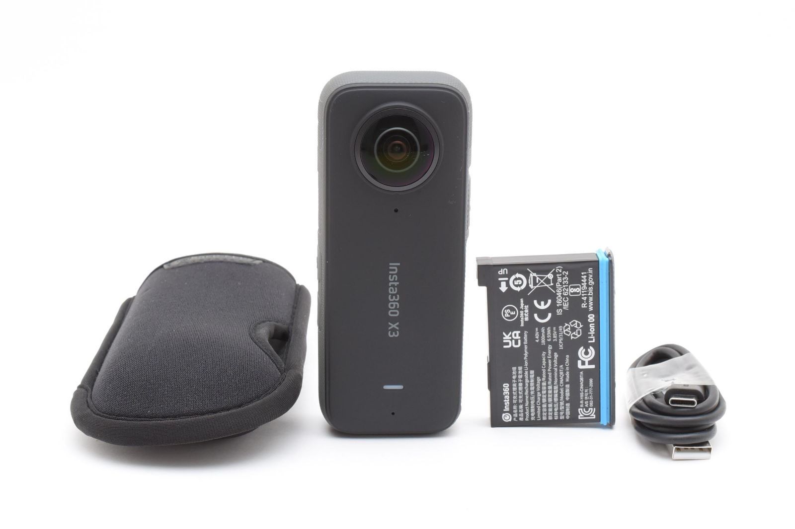 ★良品★ インスタサンロクマル Insta360 X3 CINSAAQ/B #A606100 ☆良品☆ インスタサンロクマル Insta360 X3 CINSAAQ/B 《バッテリー