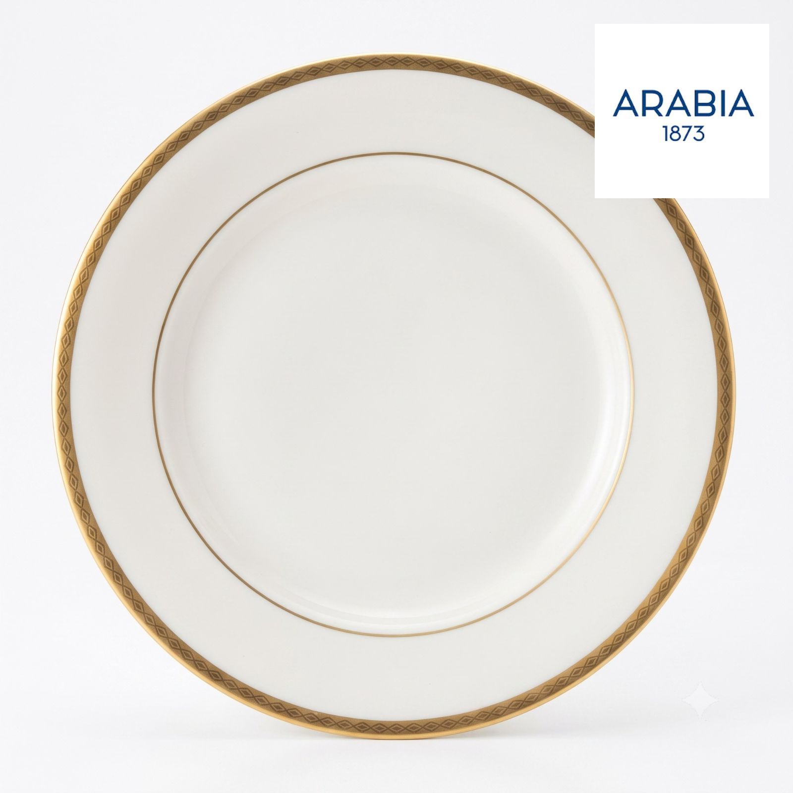 ARABIA ヴィンテージ プレート 金彩 23cm フィンランド - メルカリ