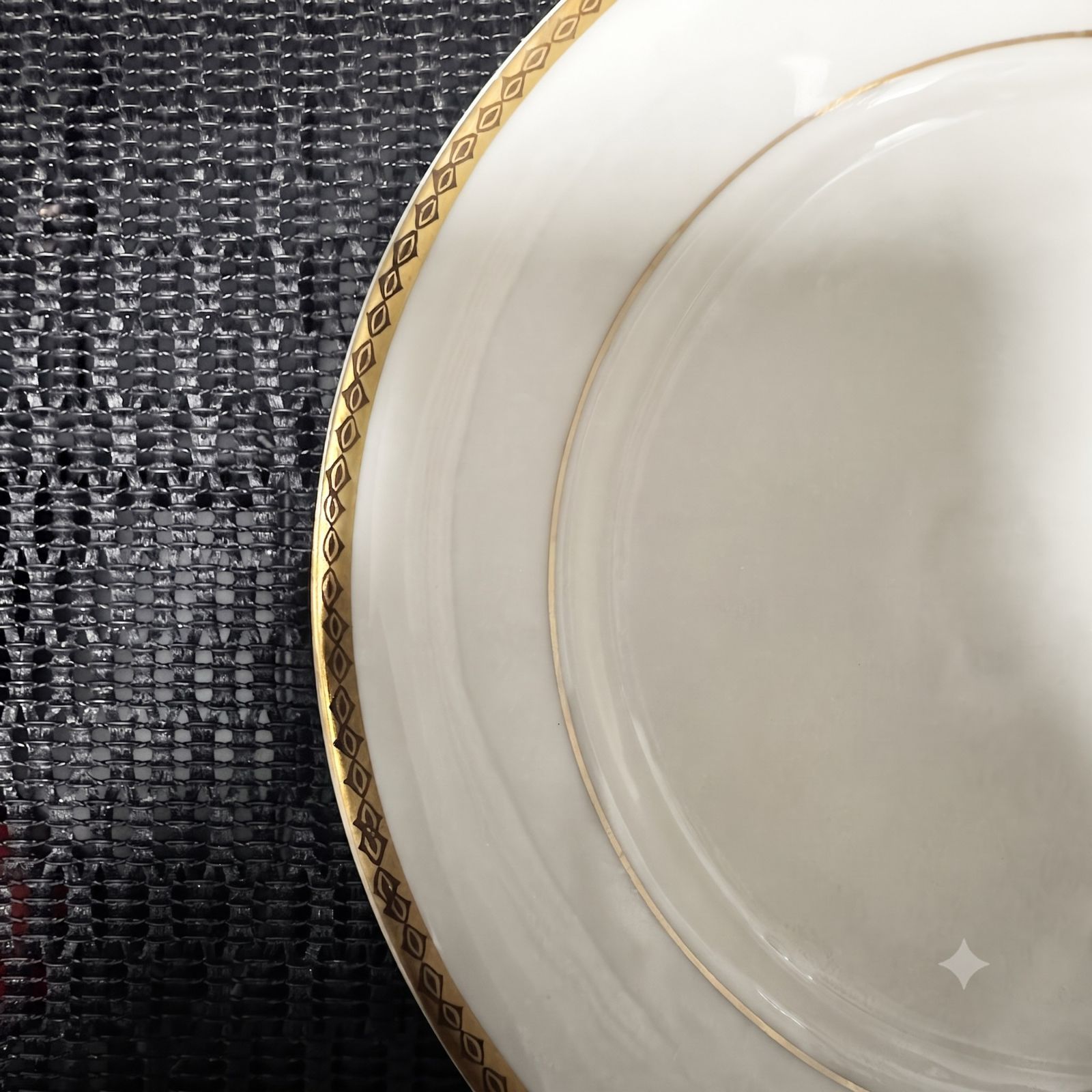 ARABIA 金彩 プレート フィンランド 約23cm 北欧ヴィンテージ食器