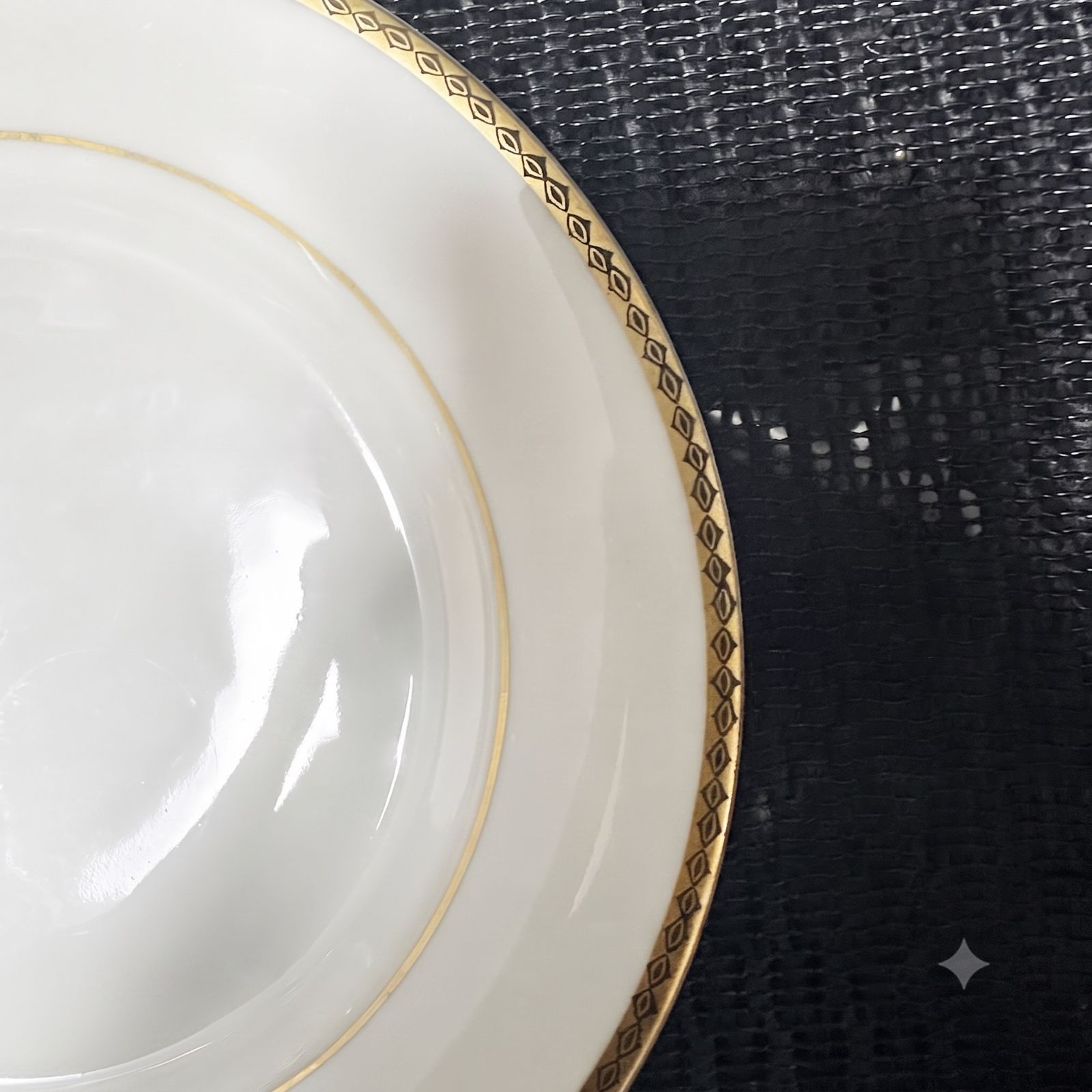 ARABIA 金彩 プレート フィンランド 約23cm 北欧ヴィンテージ食器