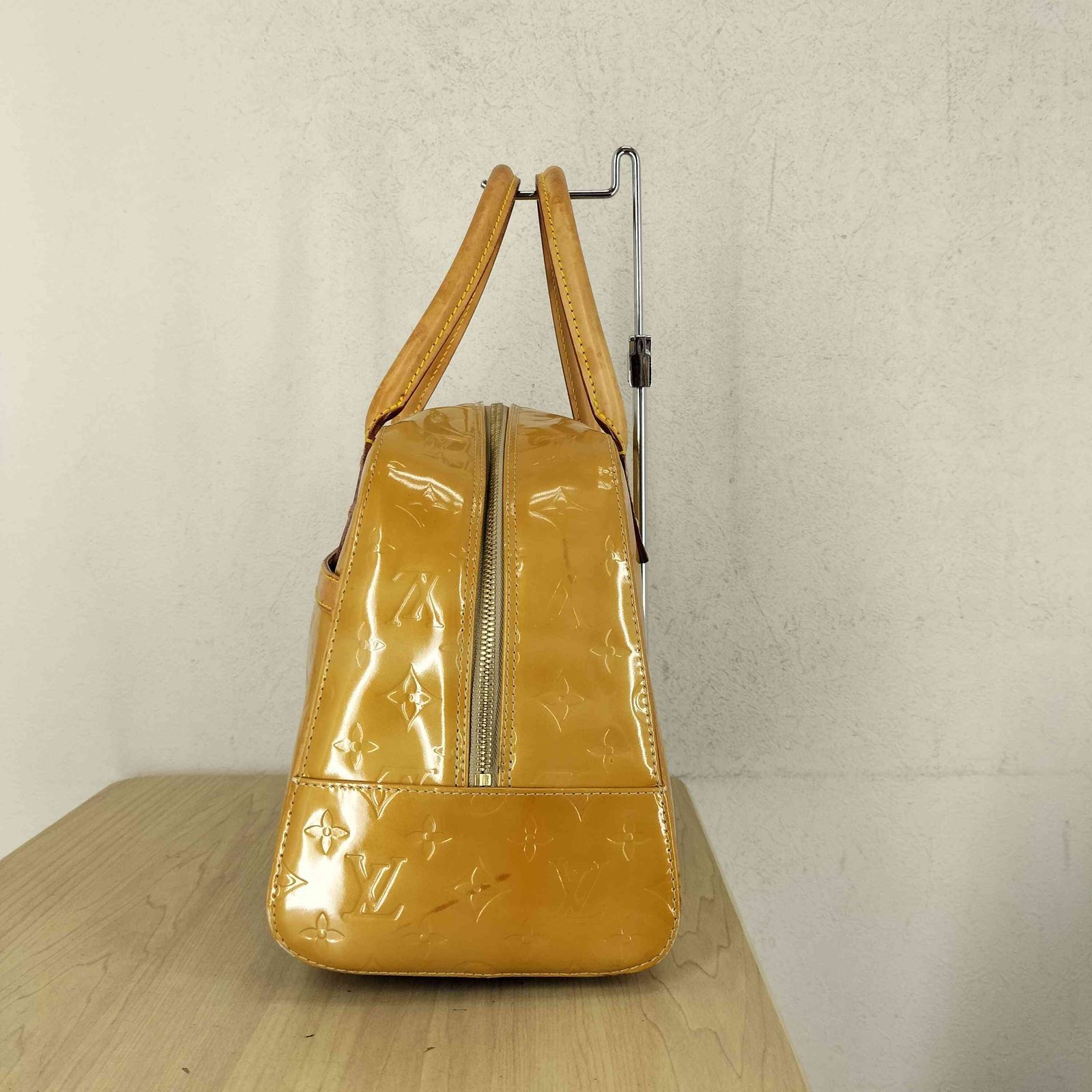 美品]ルイヴィトンヴェルニトンプキンスクエア louis vuitton 茶 LOUIS