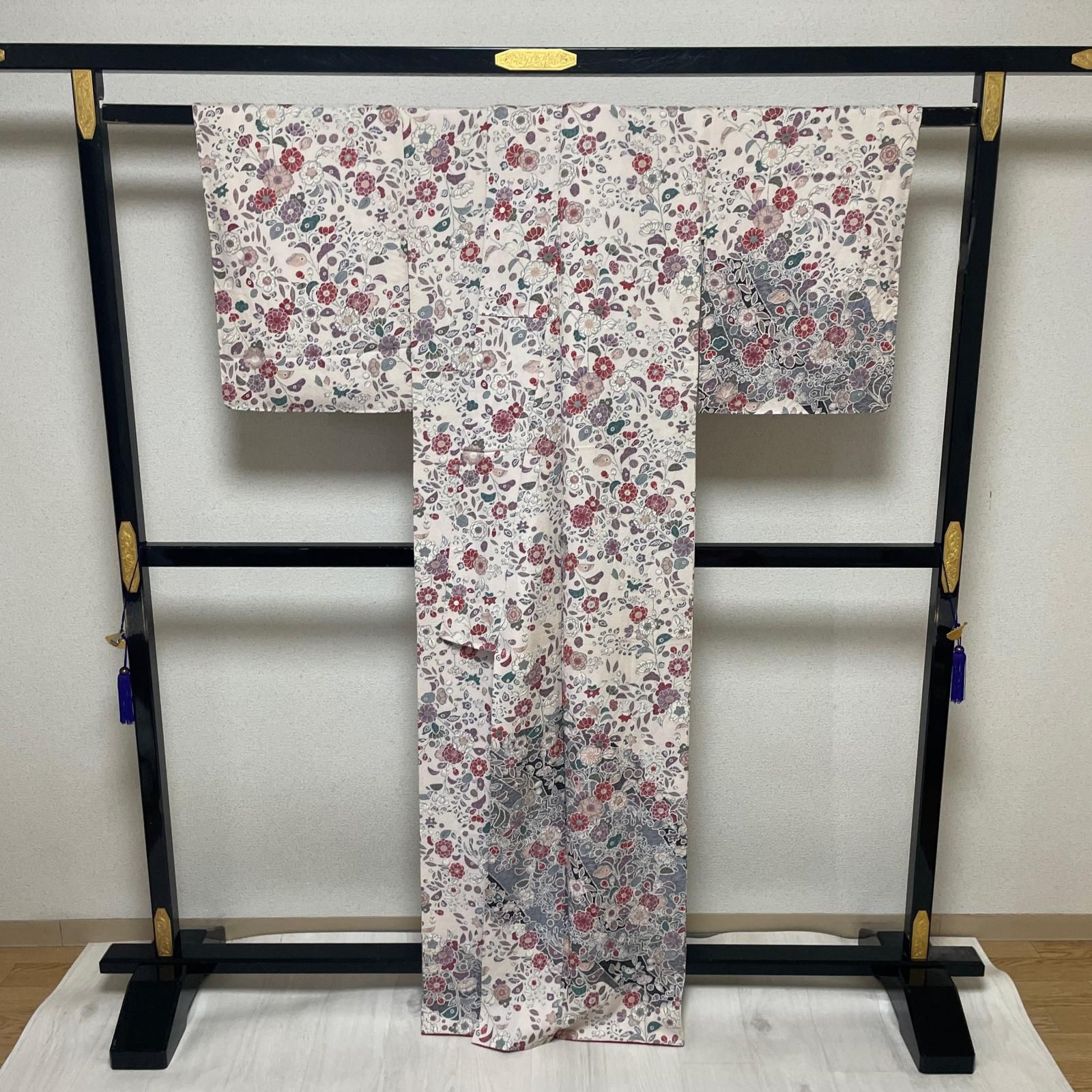 付下げ 辻ヶ花の華やかな染め 着物 正絹 X-5498 - メルカリ