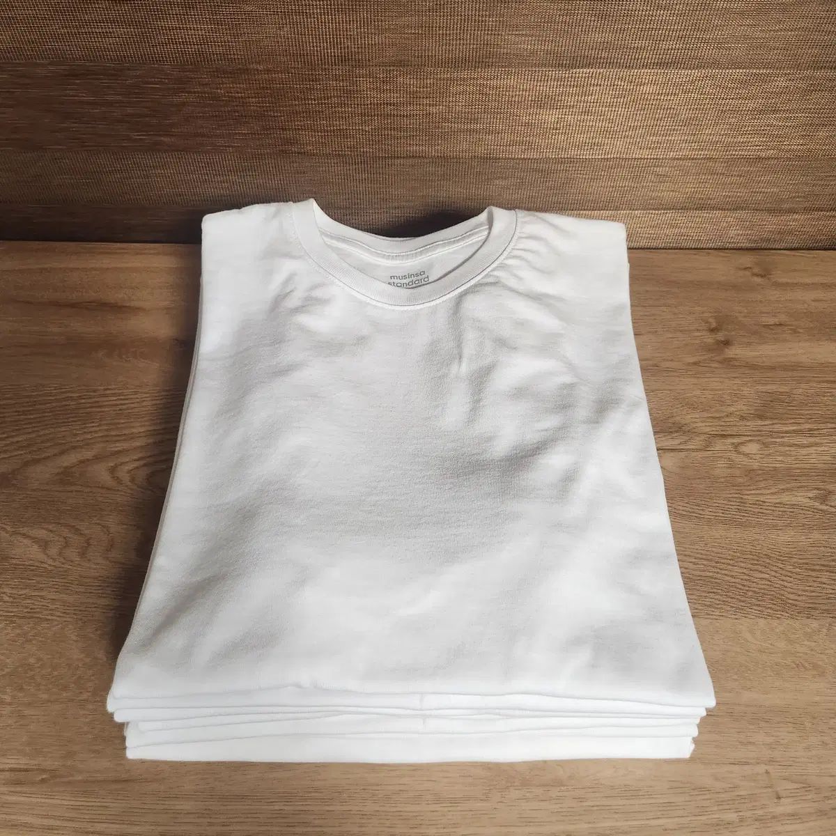 MUSINSA STANDARD ムシンサスタンダード リラックスフィット クルーネック Tシャツ 2 白 Sサイズ 7枚