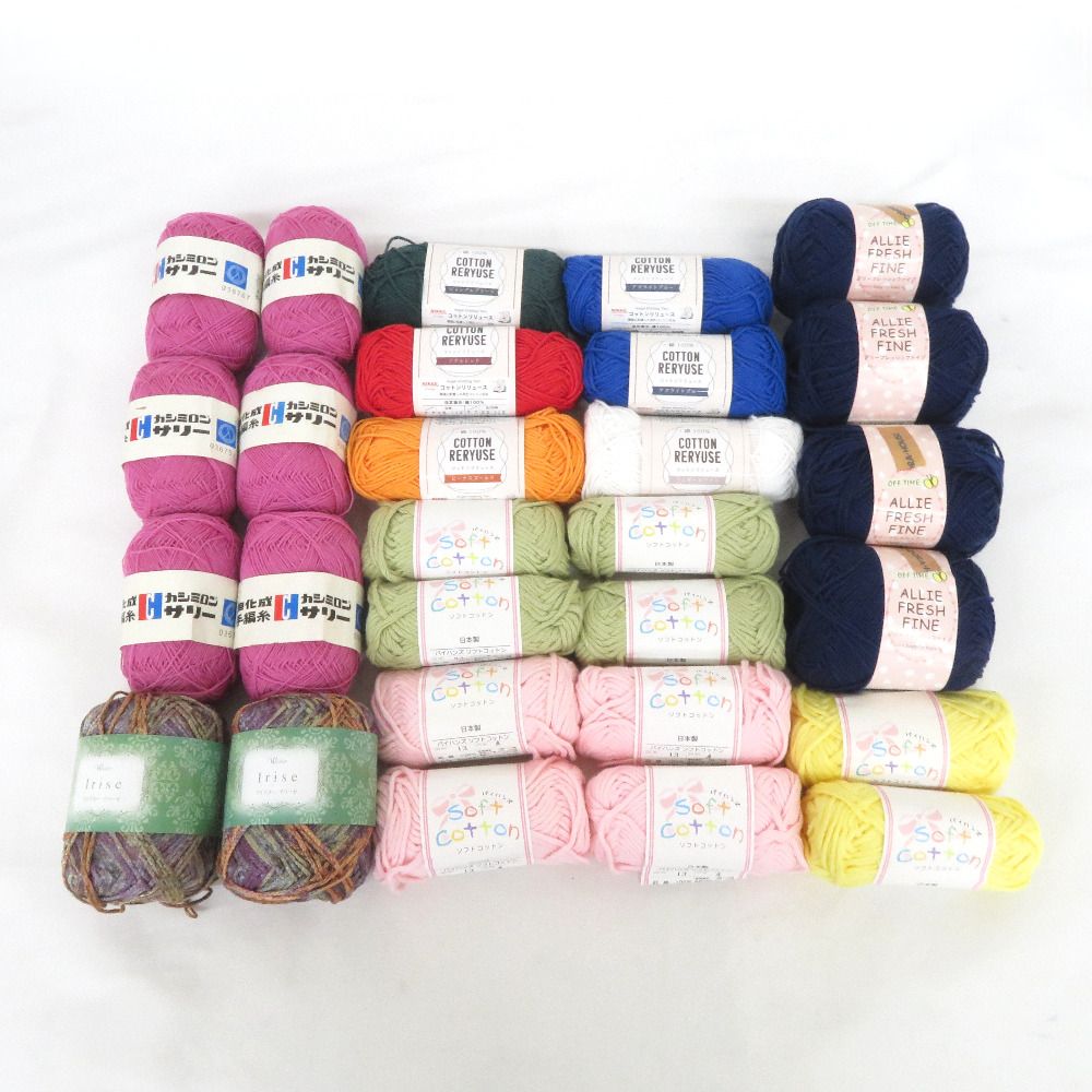 毛糸 28玉 アソートセット ニッケ キンカ堂 横田 他 春夏 秋冬おまとめ