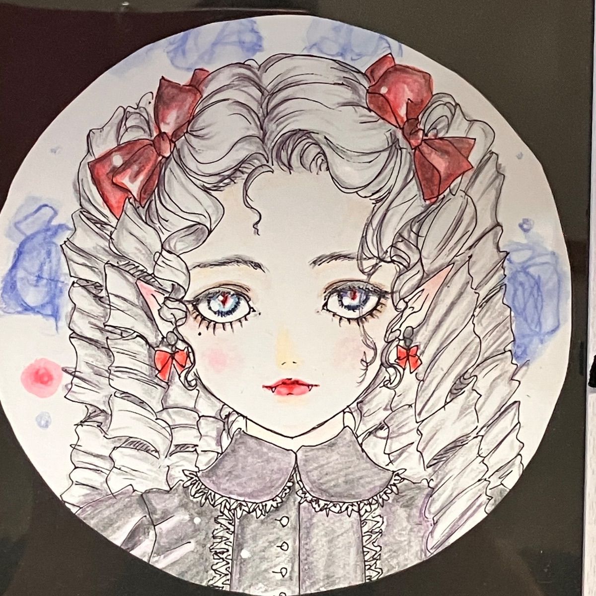 一点物手書きイラスト「No.5 月下美人」 - メルカリ