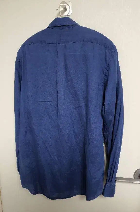 105)POLO RALPH LAUREN (ポロラルフローレン) リネン シャツ ネイビー