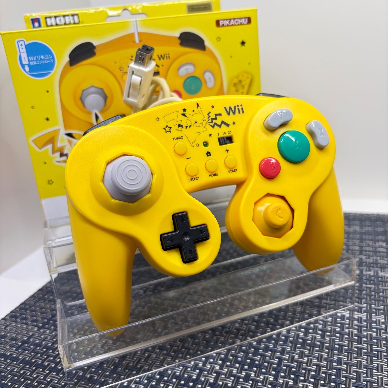 フルメンテナンス】Wii WiiU クラシックコントローラー ピカチュウ