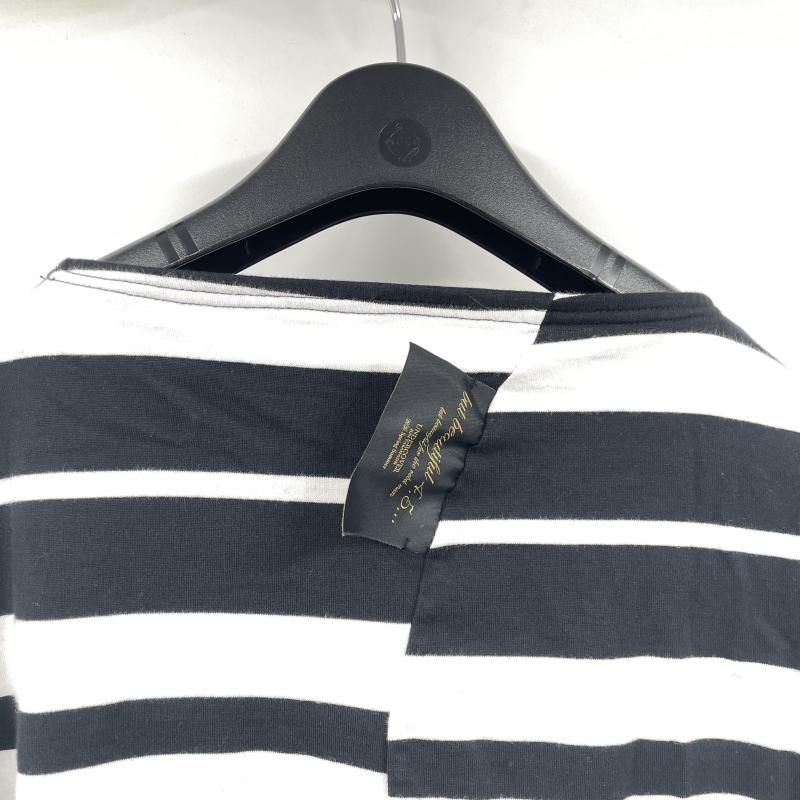 中古】UNDER COVER 26SS 度詰ランダムボーダーボートネック8分袖