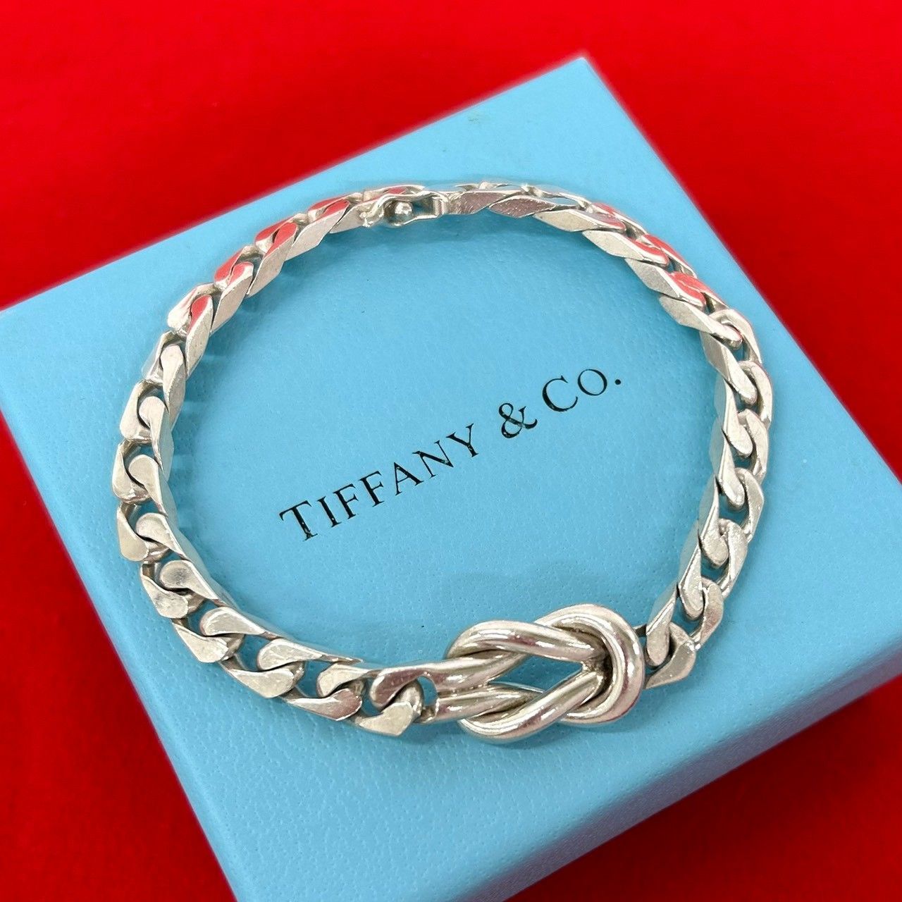 極 美品 TIFFANY&Co. ティファニー ヴィンテージ センターノット