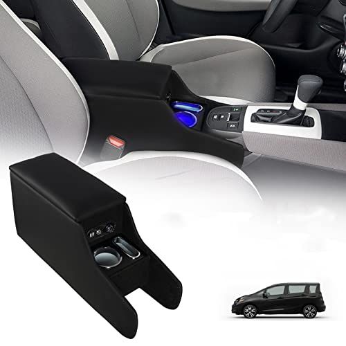N◆【2021改善品】コンソールボックス ホンダ フィット GR 系 2020年2月? 専用 車 アームレスト HONDA FIT GR 適用 スマートコンソール 肘掛け 肘置き 小物入れ LED付き USBポート 収納便利 汎用