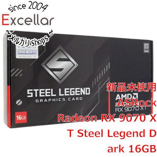 [bn:13] ASRock製グラボ　Radeon RX 9070 XT Steel Legend Dark 16GB　PCIExp 16GB 63,426円