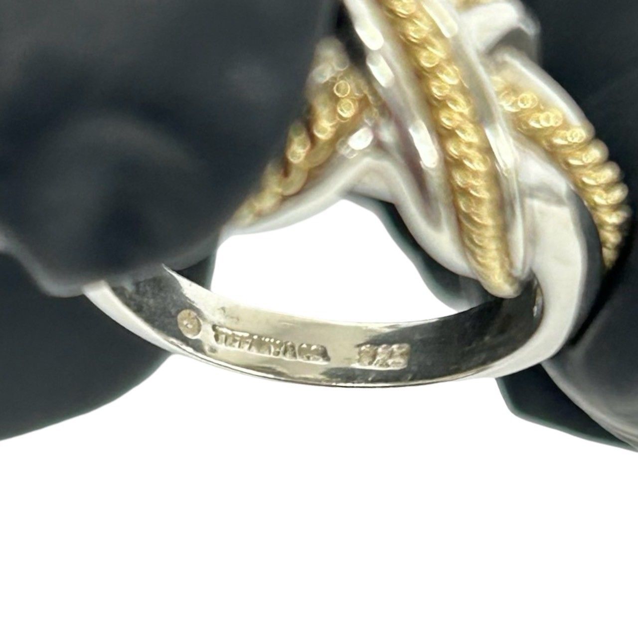 極 美品 TIFFANY&Co. ティファニー シグネチャー クロス リング