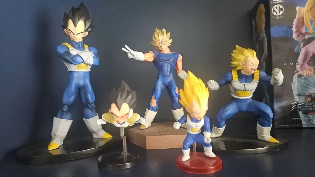 ドラゴンボール フィギュア 5種 セット ベジータ
