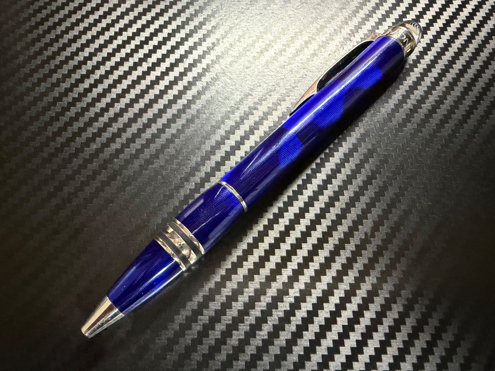 極美品 モンブラン montblanc スターウォーカー クールブルー