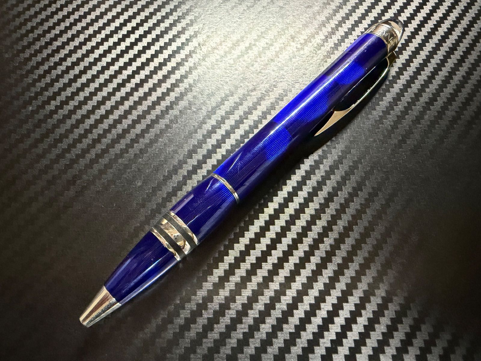 極美品 モンブラン montblanc スターウォーカー クールブルー