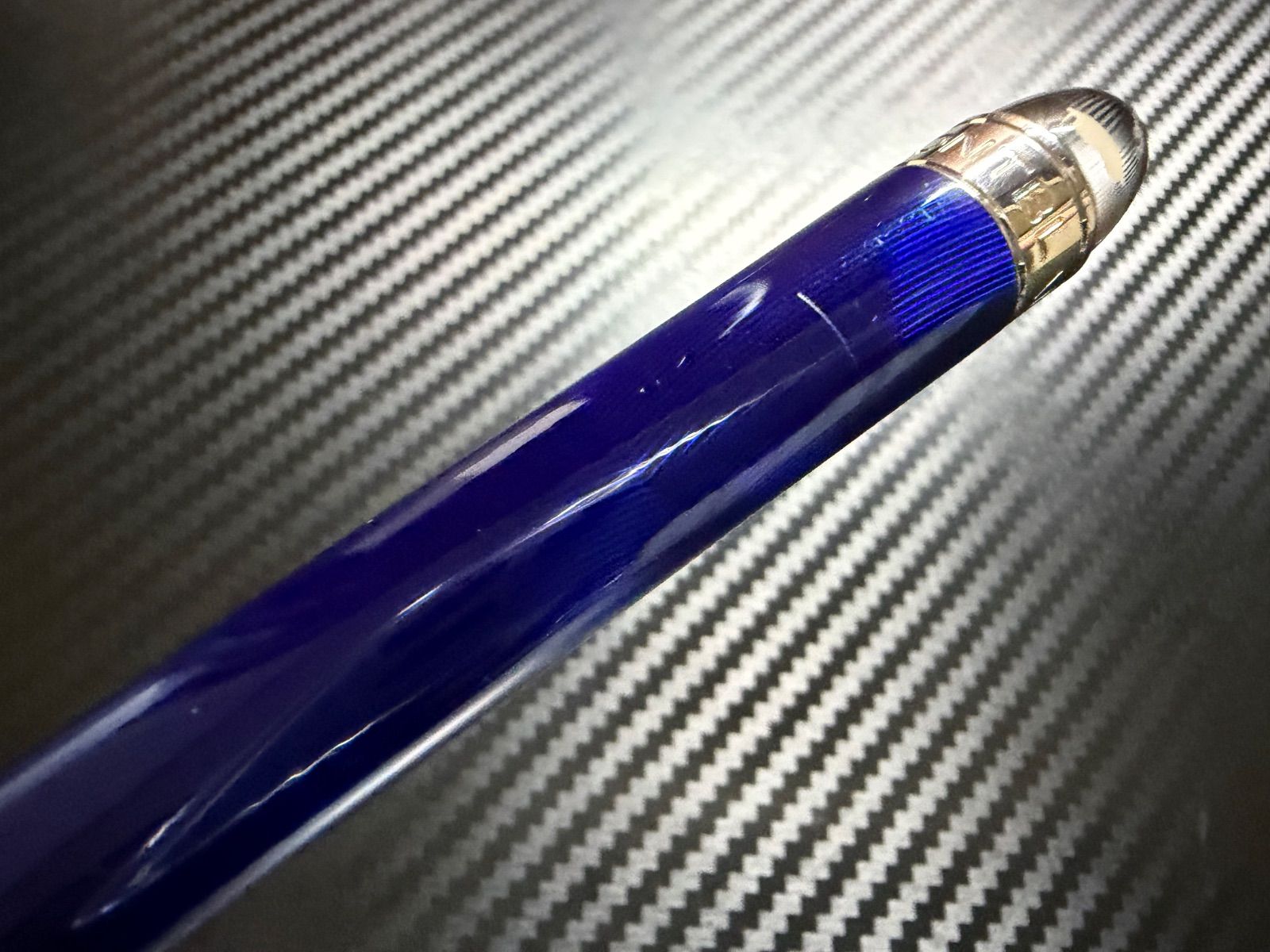 極美品 モンブラン montblanc スターウォーカー クールブルー