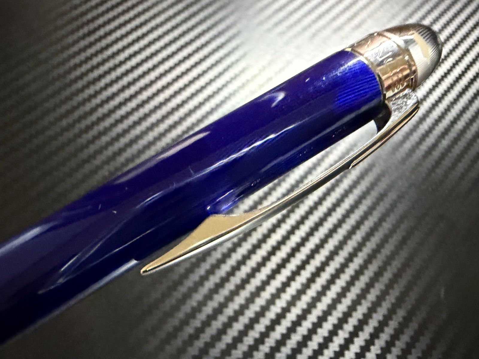 極美品 モンブラン montblanc スターウォーカー クールブルー