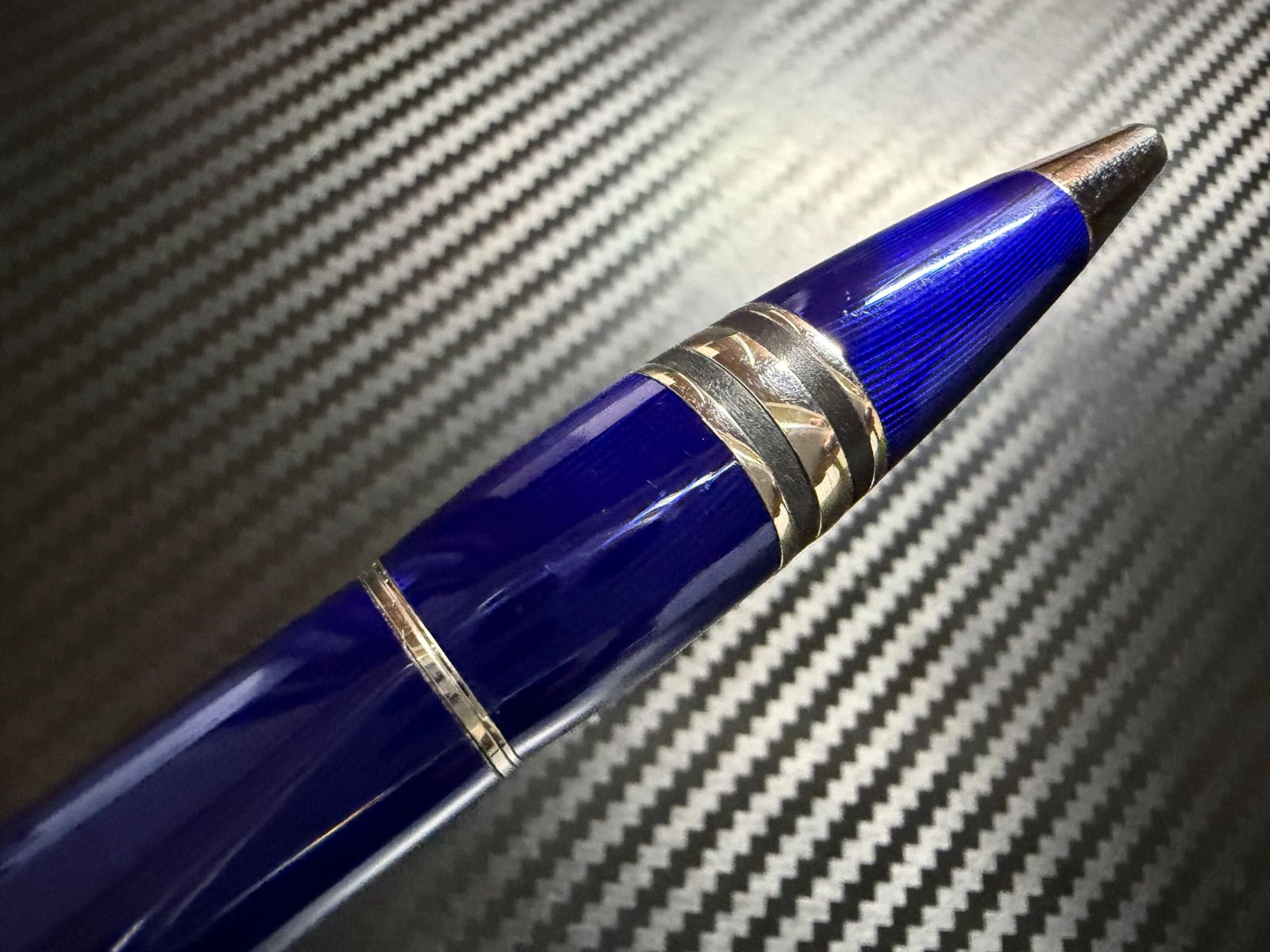 極美品 モンブラン montblanc スターウォーカー クールブルー