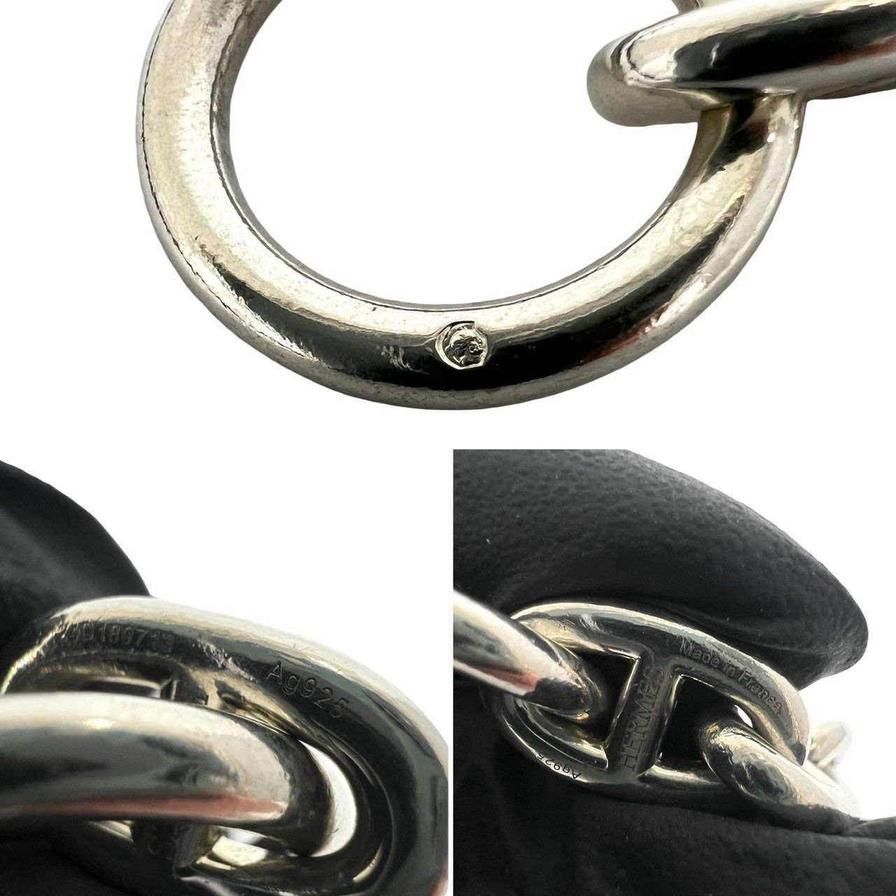 極 美品 箱付き HERMES エルメス シェーヌダンクル MM 16コマ