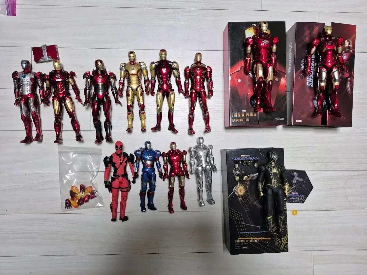 zd toys アイアンマン まとめ コレクション MARVEL フィギュア