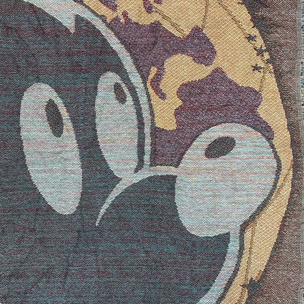 vintageラグ ブランケット マルチカバー タペストリー ミッキーマウス