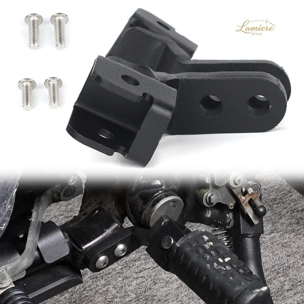 アフターマーケット フットペグローダウンプレート フットペグローダウンキット カワサキ KLR650 1987-2018 ローダウンフットペグマウント