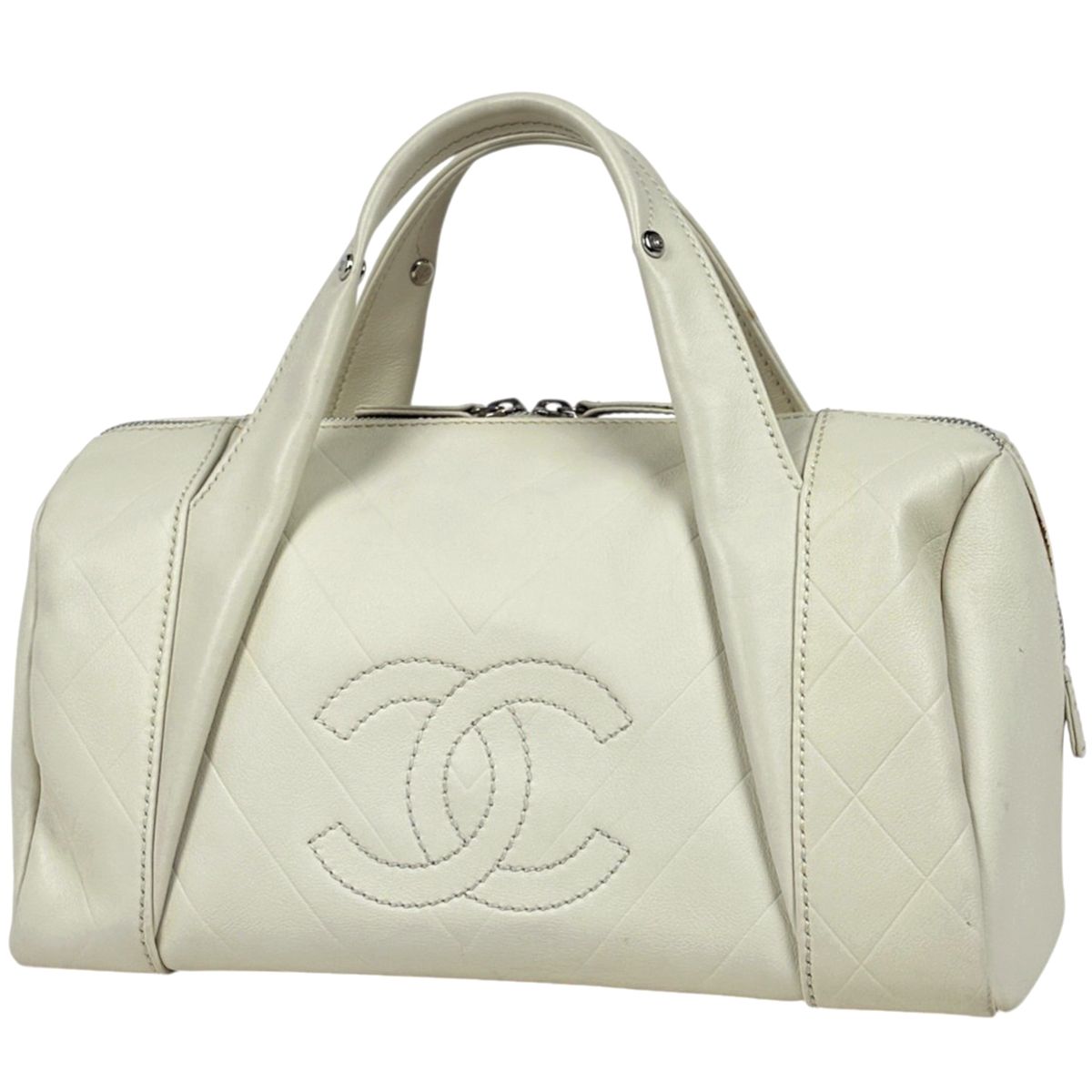 シャネル CHANEL ハンドバッグ ココマーク Vステッチ マトラッセ 