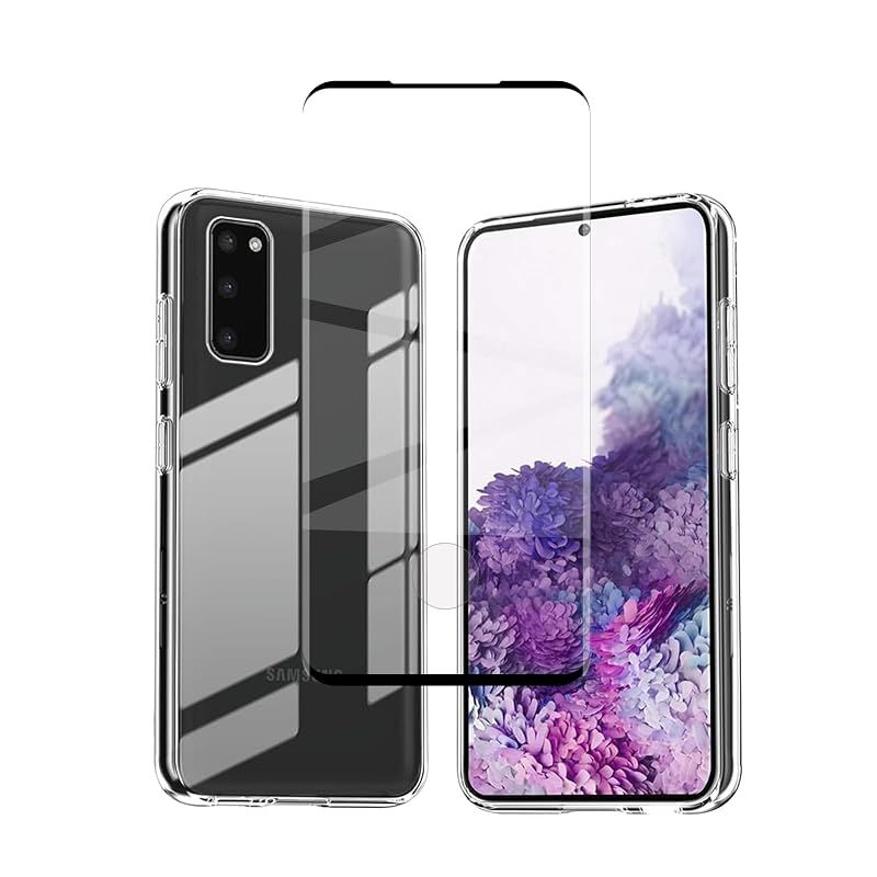 新品】 対応 Galaxy S20 5Gケース+ ガラスフィルム 【日本製-硬度9H