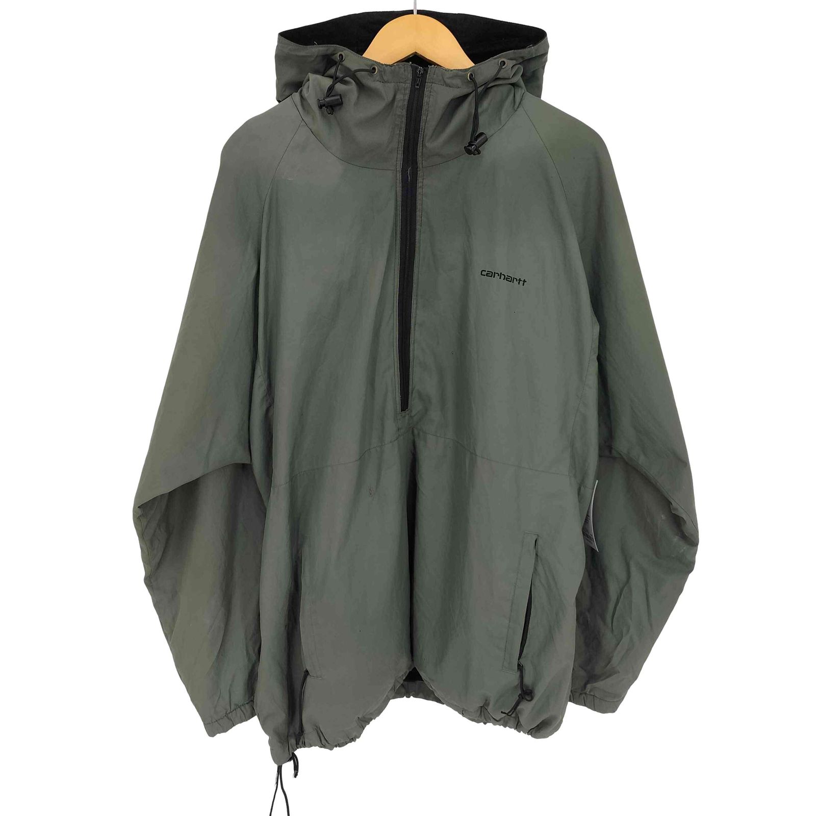 カーハート Carhartt 80-90s 三角タグ ハーフジップ 中綿 フーデット